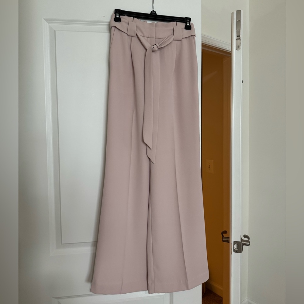 Express Women's Wide-Leg Pants in Light Pink